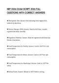 NRP 2026 EXAM SCRIPT 2026 FULL QUESTIONS WITH CORRECT ANSWERS
