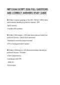 NRP EXAM SCRIPT 2026 FULL QUESTIONS AND CORRECT ANSWERS STUDY GUIDE