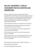 NRS 224C ASSIGNMENT 3 CONFLICT MANAGEMENT PRACTICE QUESTIONS AND ANSWERS 2026