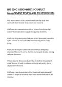 NRS 224C ASSIGNMENT 3 CONFLICT MANAGEMENT REVIEW AND SOLUTIONS 2026