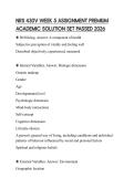 NRS 430V WEEK 5 ASSIGNMENT PREMIUM ACADEMIC SOLUTION SET PASSED 2026