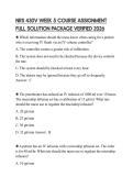 NRS 430V WEEK 5 COURSE ASSIGNMENT FULL SOLUTION PACKAGE VERIFIED 2026