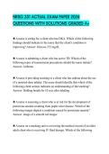 NRSG 251 ACTUAL EXAM PAPER 2026 QUESTIONS WITH SOLUTIONS GRADED A&plus;