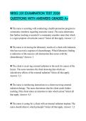NRSG 251 EXAMINATION TEST 2026 QUESTIONS WITH ANSWERS GRADED A&plus;