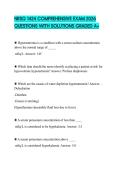 NRSG 1424 COMPREHENSIVE EXAM 2026 QUESTIONS WITH SOLUTIONS GRADED A&plus;