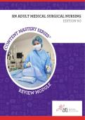 RN Adult Medical-Surgical Nursing Edition 9&period;0 Content Mastery Series Review Module
