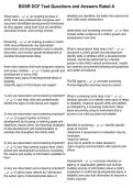 BOSR DCF Test Questions and Answers Rated A