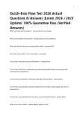 Dutch-Bros Flow Test 2026 Actual Questions & Answers &lpar;Latest 2026 &sol; 2027 Update&rpar; 100&percnt; Guarantee Pass &lpar;Verified Answers&rpar;