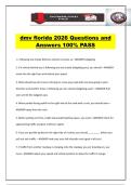 dmv florida 2026 Questions and Answers 100&percnt; PASS