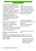HIGH ACUITY CHAPTER 1 POST TEST REVIEW WITH CORRECT ANSWERS