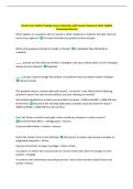 Tanium Core Online Training Course Questions with Correct Answers&vert; Latest Update 