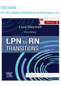 Test Bank for LPN to RN Transitions &lpar;5th Edition&rpar; by Claywell &lpar;2026&rpar; &ndash; Chapters 1&ndash;18 Complete Practice Questions