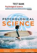 Psychological Science Test Bank 7th Edition &vert; Phelps&comma; Berkman & Gazzaniga &vert; All Chapters