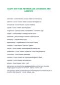 COURT SYSTEMS REVIEW EXAM QUESTIONS AND ANSWERS