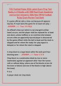 FHS Football Rules Exam 2026&colon; 1&comma;000 Practice Questions & Answers &lpar;A-E Bundle&rpar;