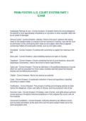 PENN FOSTER U&period;S&period; COURT SYSTEM PART 1 EXAM QUESTIONS AND ANSWERS &vert; GRADED A