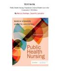 Public Health Nursing&colon; Population-Centered Health Care in the Community &ndash; 11th Edition by Marcia Stanhope & Jeanette Lancaster &vert; Complete Test Bank for Chapters 1&ndash;41