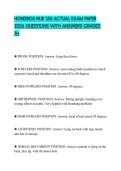 HONDROS NUR 150 ACTUAL EXAM PAPER 2026 QUESTIONS WITH ANSWERS GRADED A&plus;