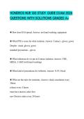 HONDROS NUR 150 STUDY GUIDE EXAM 2026 QUESTIONS WITH SOLUTIONS GRADED A&plus;