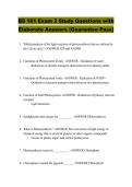 BS 161 Exam 2 Study Questions with  Elaborate Answers &lpar;Guarantee Pass&rpar;