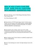 APEA 3P High-Stakes Exam Prep 2026 &vert; Complete Verified Questions & Answers &vert; Pathophysiology&comma; Pharmacology & Assessment &vert; Guaranteed Pass Study Guide A&plus;