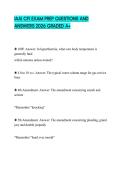 IAAI CFI EXAM PREP QUESTIONS AND ANSWERS 2026 GRADED A&plus;