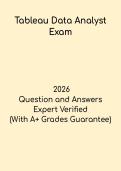 Tableau Data Analyst Exam &ndash; Certification Practice Test & Study Guide 2026