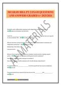 MCGRAW HILL PT 2 EXAM QUESTIONS AND ANSWERS GRADED A&plus; 2025&sol;2026