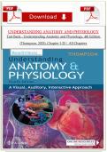 Test Bank - Understanding Anatomy and Physiology&comma; 4th Edition &lpar;Thompson&comma; 2025&rpar;&comma; Chapter 1-25 &vert; All Chapters