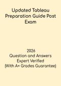 Updated Tableau Prep Exam Guide &ndash; Post Exam Review & Certification Study Resource 2026