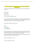 WGU C723 Unit-6 Mulitple Choice Questions and Answers 100&percnt; Verified By Experts