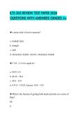ILTS 305 REVIEW TEST PAPER 2026 QUESTIONS WITH ANSWERS GRADED A&plus;