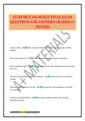 UCSD MGT 164 MCKAY FINAL EXAM QUESTIONS AND ANSWERS GRADED A&plus; 2025&sol;2026