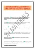 MHACBO QMHP EXAM QUESTIONS AND ANSWERS GRADED A&plus; 2025&sol;2026