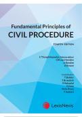 Toaz &ndash; Fundamental Principles of Civil Procedure 2026 Updated Complete Study Guide