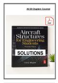 Solutions Manual for Aircraft Structures for Engineering Students &vert; 7th Edition &lpar;2022&rpar; &vert; Megson &vert; Covers All 28 Chapters &vert; PDF Download