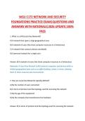 WGU C172 NETWORK AND SECURITY   FOUNDATIONS PRACTICE EXAM&vert;QUESTIONS AND  ANSWERS WITH RATIONALE&vert;2026 UPDATE&vert;100&percnt;  PASS