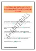 MIST 2090 MIDTERM 1 UGA EXAM QUESTIONS AND ANSWERS GRADED A&plus; 2025&sol;2026
