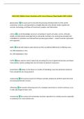 WGU D312 Midterm Exam Questions with Correct Answers&vert; New Update