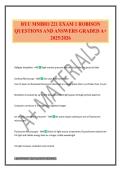 BYU MMBIO 221 EXAM 1 ROBISON QUESTIONS AND ANSWERS GRADED A&plus; 2025&sol;2026