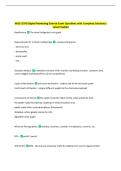 WGU D378 Digital Marketing Science Exam Questions with Complete Solutions