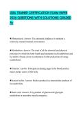 ISSA TRAINER CERTIFICATION EXAM PAPER 2026 QUESTIONS WITH SOLUTIONS GRADED A&plus;