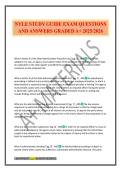 NYLE STUDY GUIDE EXAM QUESTIONS AND ANSWERS GRADED A&plus; 2025&sol;2026