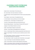 CALIFORNIA COURT SYSTEM EXAM QUESTIONS AND ANSWERS