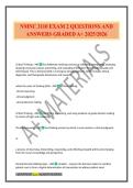 NMNC 3110 EXAM 2 QUESTIONS AND ANSWERS GRADED A&plus; 2025&sol;2026