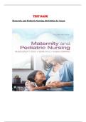 Test Bank &mdash; Maternity and Pediatric Nursing 4th Edition by Susan Ricci &vert; Complete & Updated Exam Study Resource&period;