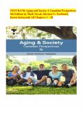 TEST BANK Aging and Society A Canadian Perspectives 9th Edition by Mark Novak&comma; Herbert C&period; Northcott&comma; Karen Kobayashi All Chapters 1 &ndash; 20&period;pdf