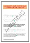 ZAC FILES PPR EXAM QUESTIONS AND ANSWERS GRADED A&plus; 2025&sol;2026