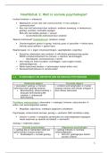 Samenvatting sociale psychologie H1 Wat is sociale psychologie