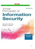 Test Bank &mdash; Principles of Information Security 7th Edition by Michael E&period; Whitman & Herbert J&period; Mattord &vert; Complete & Updated Exam Study Resource&period;